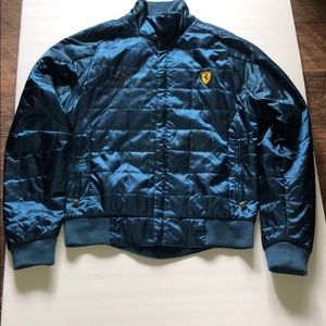 Puma Ferrari quilted bomber jacket